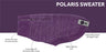 Polaris Reflective Sweater, Black