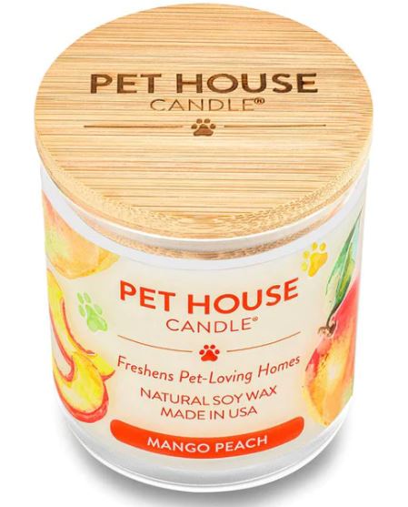 Pet House Candle, Mango Peach, 9oz
