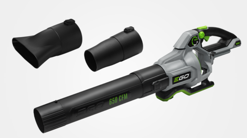 EGO 650CFM Handheld Blower Kit (G3 5.0Ah Battery,210W Charger, w/ 1*flat nozzle, 1*cone nozzle)