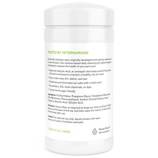 Nootie Ear Wipes with Salicylic Acid, Cucumber Melon, 70 count