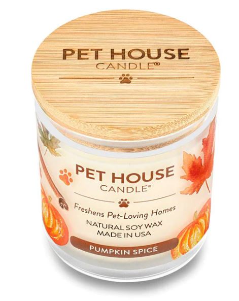 Pet House Candle, Pumpkin Spice 9oz