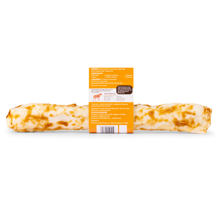 Earth Animal Chicken No-Hide Wholesome Dog Chews- Large, 11"