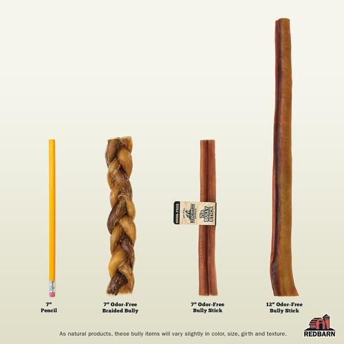Redbarn Natural Odor Free Bully Stick, 12"