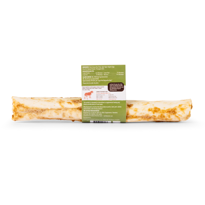 Earth Animal Pork No-Hide® Wholesome Dog Chews - Large, 11"