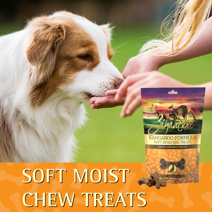 Zignature® Kangaroo Formula Soft Moist Dog Treats, 4oz
