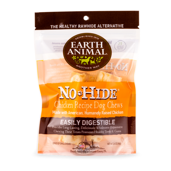 Earth Animal Chicken No-Hide Wholesome Dog Chews - Small, 4"