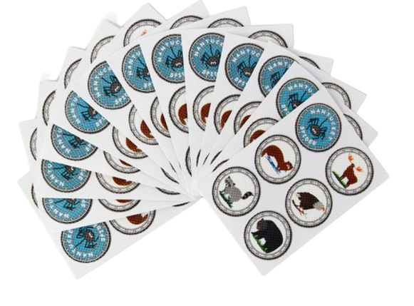 Nantucket Spider Mosquito Repellent Stickers, Pack of 78