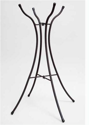 Hourglass Shape Metal Bird Bath Stand