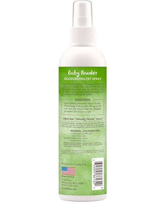Tropiclean Baby Powder Pet Spray
