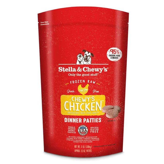 Stella & Chewy's Chicken Frozen Raw Dinner Patties