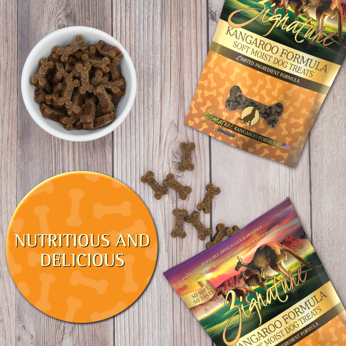 Zignature® Kangaroo Formula Soft Moist Dog Treats, 4oz