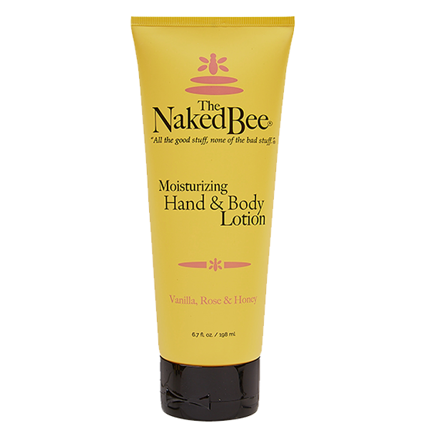 The Naked Bee, Vanilla, Rose & Honey, Hand & Body Lotion, Multiple Sizes