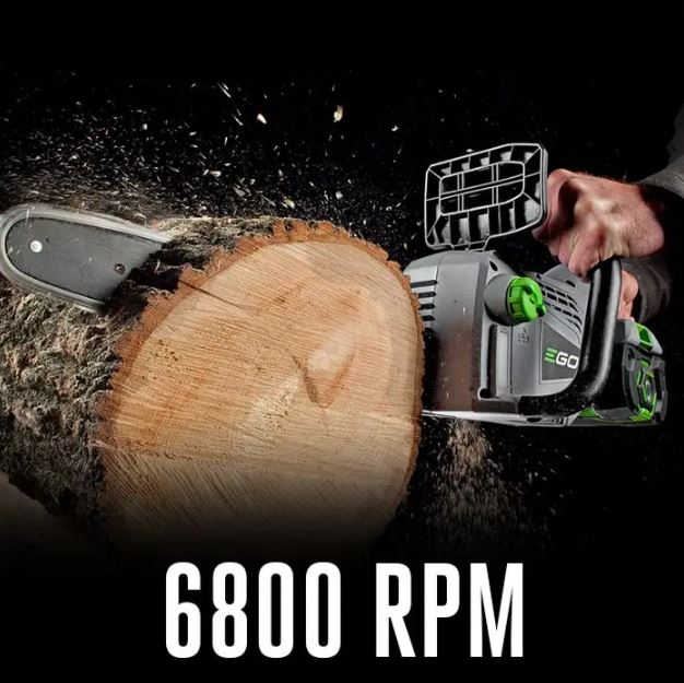 EGO Power+ 14" Chain Saw Kit (2.5AH Fuel Gage Battery, 56V 220W Charger)