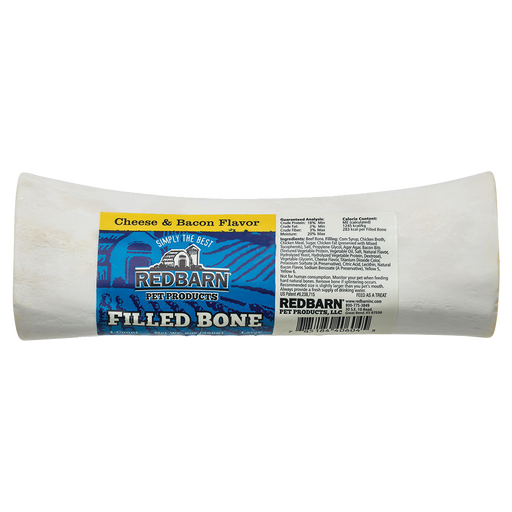 Redbarn Naturals Filled Bone Cheese N' Bacon - Medium, 6"