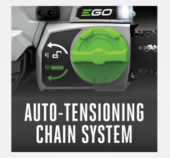 EGO 18" Chain Saw  Kit (5.0Ah Fuel Gage Battery, 56V 220W Charger)