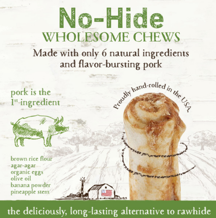 Earth Animal Pork No-Hide® Wholesome Dog Chews - Large, 11"