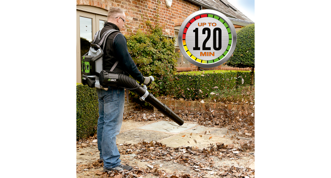 EGO 600 CFM Backpack Blower Kit (7.5Ah Fuel Gauge Battery, Standard Charger)