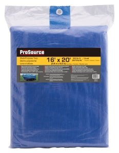 Tarp, Blue Polyethylene, 20"LX16"W, 5ml Thick