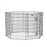 42" MidWest Black Exercise Pen with Door