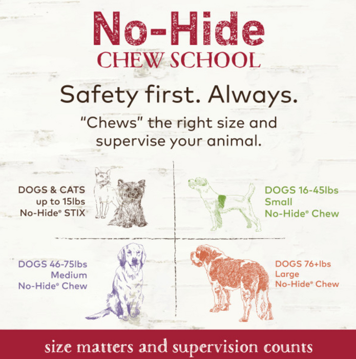 Earth Animal Beef No-Hide Wholesome Chews Dog & Cat STIX - 10 pack
