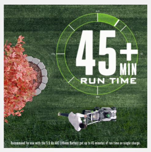 EGO 21" Lawn Mower Kit (5.0Ah Battery, 550W Charger)