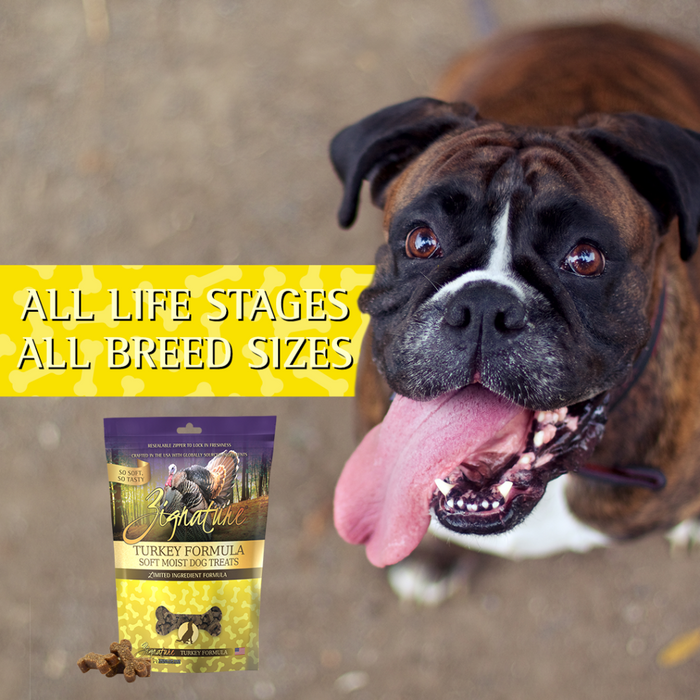 Zignature® Turkey Formula Soft Moist Dog Treats, 4oz