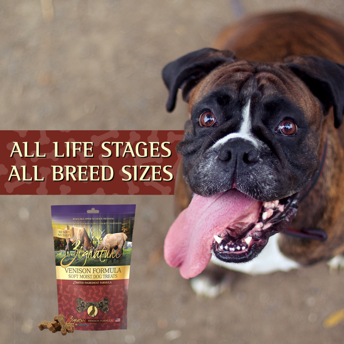 Zignature® Venison Formula Soft Moist Dog Treats, 4oz