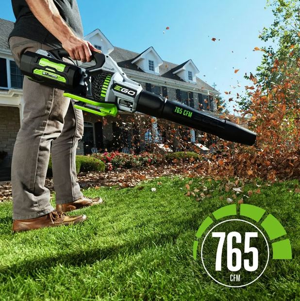 EGO Power+ Handheld 765CFM Blower Kit (5.0Ah Battery, 320W Charger, Flat Nozzle, Cone Nozzle)