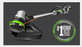 EGO 15" Powerload with Telescopic Aluminum Shaft String Trimmer Kit (G3 2.5Ah Battery, 210W Charger)