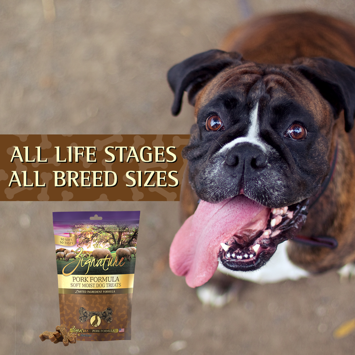 Zignature® Pork Formula Soft Moist Dog Treats, 4oz