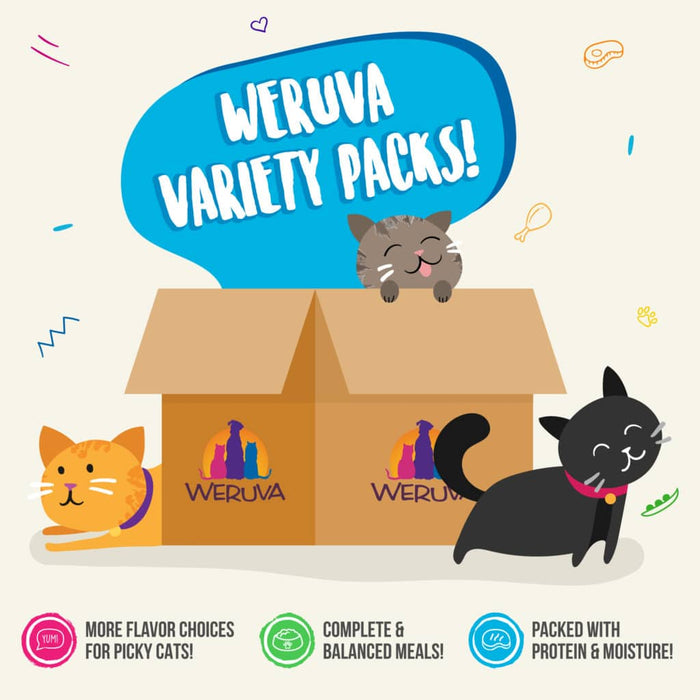 Weruva Seafood & Eat It! Variety Pack Cat Food Cans