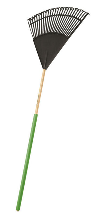 24" Poly Leaf Rake with 48" Wood Handle