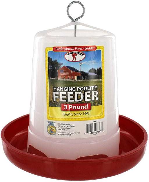 Plastic Hanging Feeder for Poultry - Multiple Sizes Available