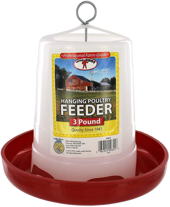 Plastic Hanging Feeder for Poultry - Multiple Sizes Available