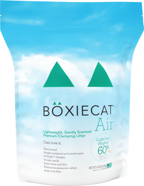 Boxiecat Air™ Lightweight, Gently Scented, Premium Clumping Litter