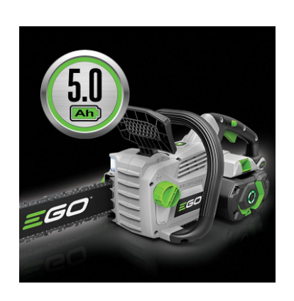 EGO 18" Chain Saw  Kit (5.0Ah Fuel Gage Battery, 56V 220W Charger)