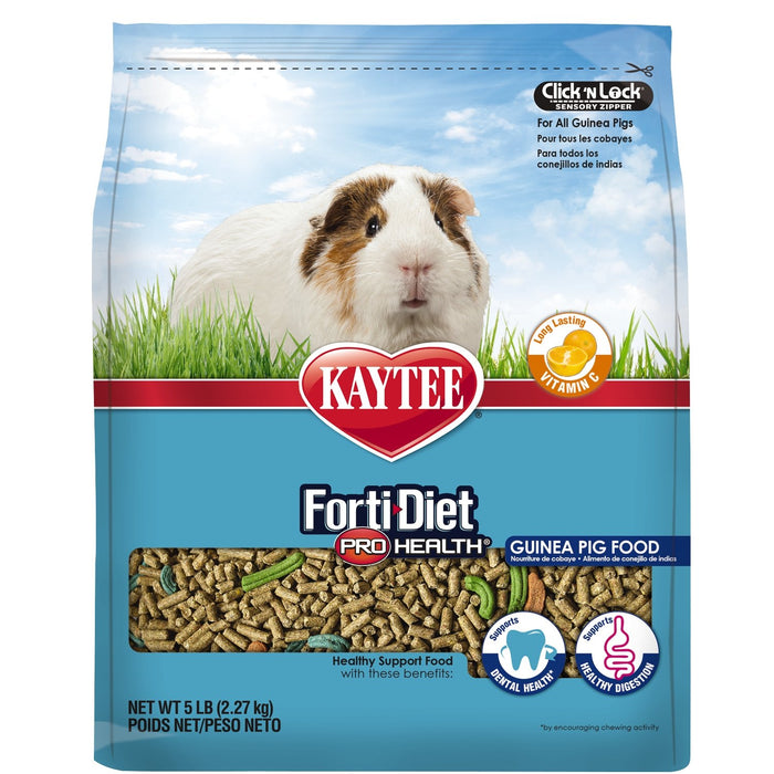 Kaytee Forti-Diet Pro Health Guinea Pig Food, 5lbs