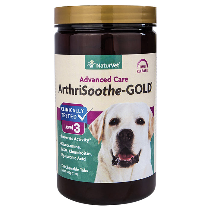 NaturVet ArthriSoothe-GOLD® Advanced Care Chewable Tablets for Dogs