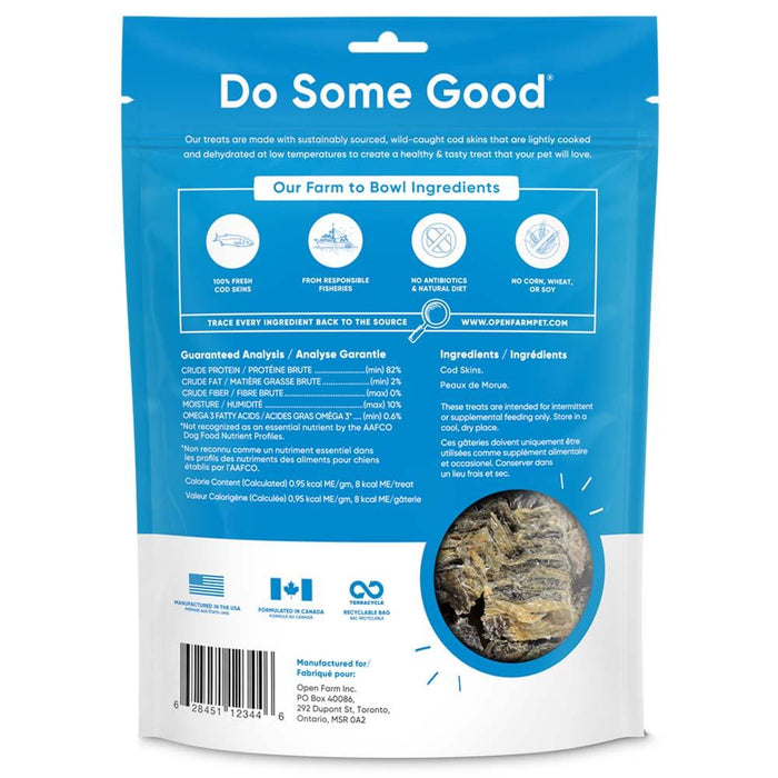 Open Farm Dehydrated Cod Skins Treat