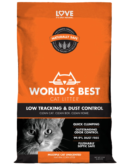 World's Best Low Tracking & Dust Control Cat Litter