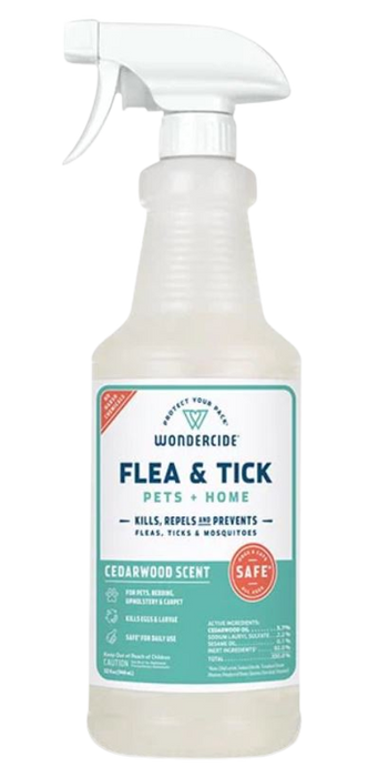 Wondercide Flea & Tick Spray for Pets + Home with Natural Essential Oils, Multiple Sizes Available