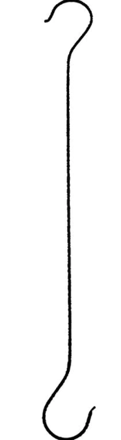 30" S-Hook Extension Hook with 3.5 inch opening