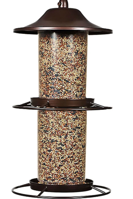 Panorama Wild Bird Feeder - Rustic Brown - Multiple Sizes