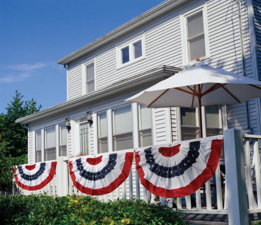 American Flag Applique Bunting