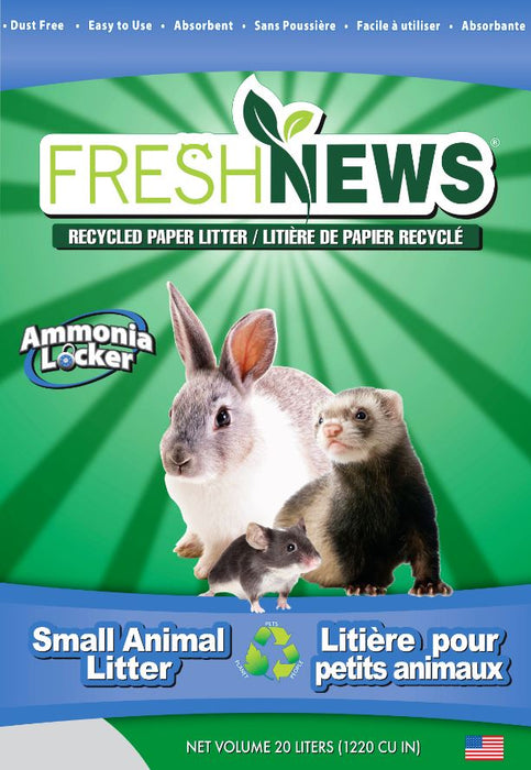 Fresh News Recycled Paper Small Animal Litter
