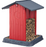 Outhouse Design Bird Feeder - Red, 4.25lb capacity