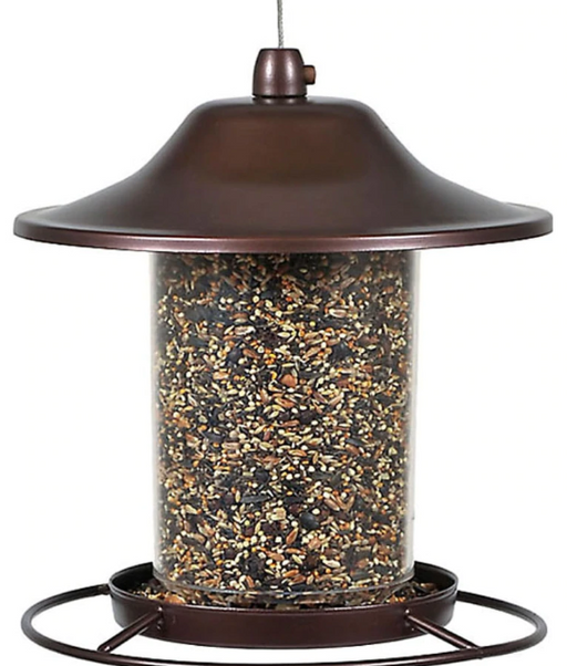 Panorama Wild Bird Feeder - Rustic Brown - Multiple Sizes
