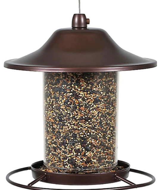 Panorama Wild Bird Feeder - Rustic Brown - Multiple Sizes