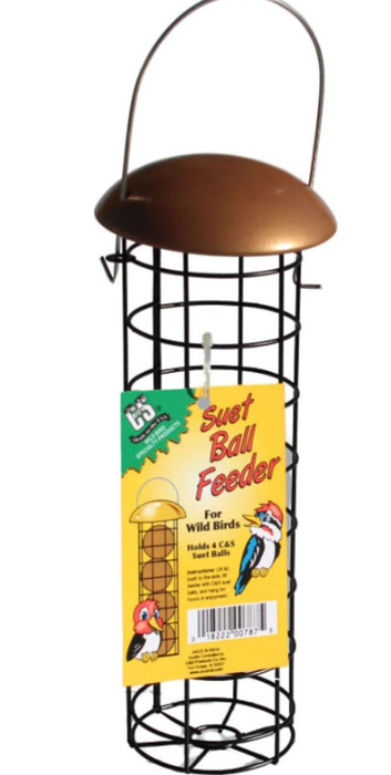 Suet Ball Feeder with Copper Top