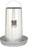 Galvanized Hanging Feeder w/ Pan for Poultry - Multiple Sizes Available